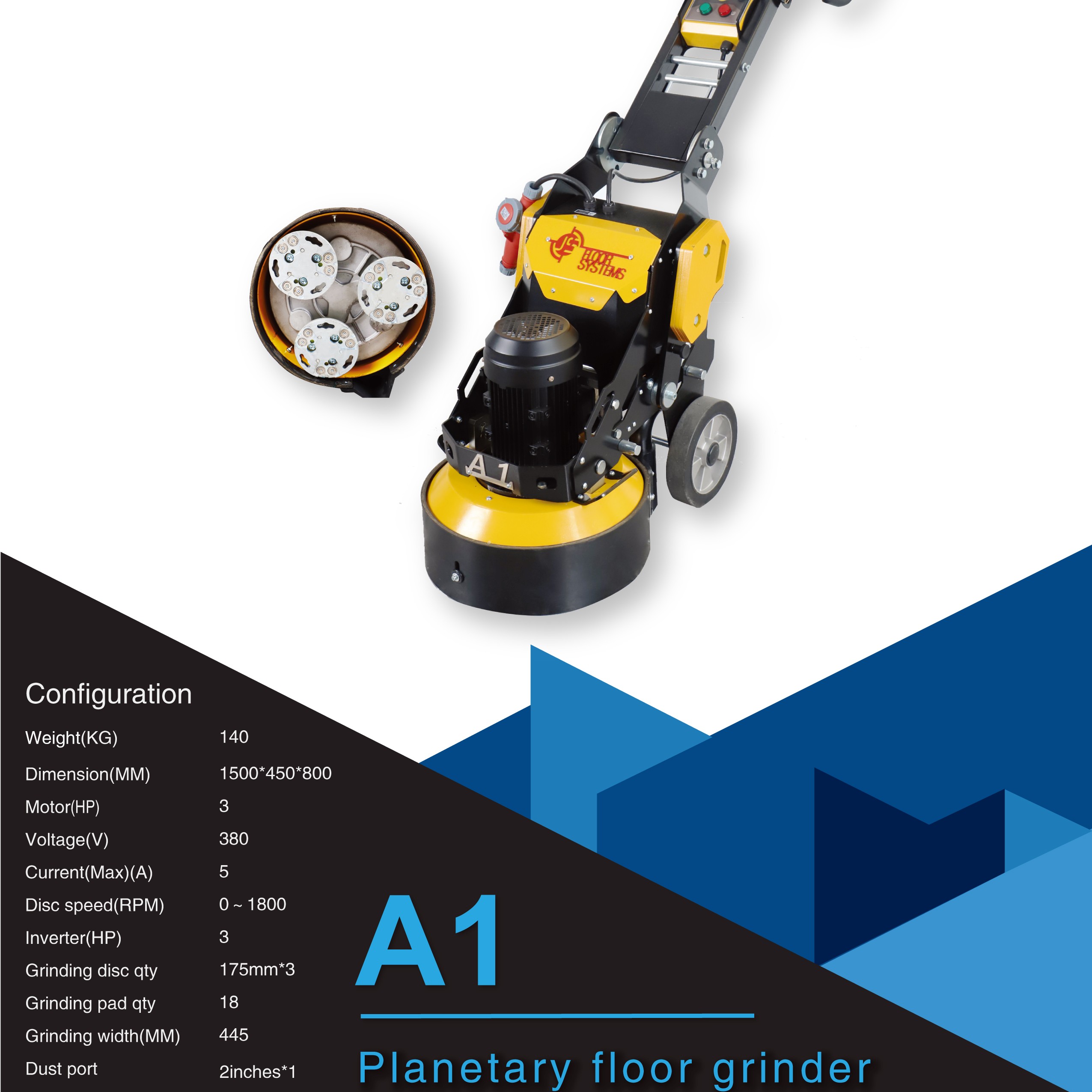 A1 floor grinder